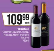 Fat Bastard Cabernet Sauvignon,Shiraz,Pinotage,Merlot Or Golden Reserve-750ml Each
