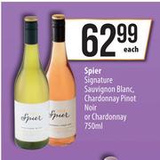 Spier Signature Sauvignon Blanc,Chardonnay Pinot Noir Or Chardonnay-750ml Each