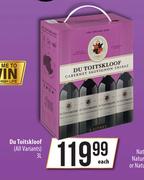 Du Toitskloof (All Variants)-3L Each