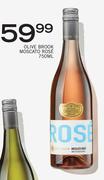 Olive Brook Moscato Rose-750ml