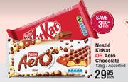 Nestle Kitkat Or Aero Chocolate Assorted-135g Each