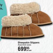 Sheepskin Slippers-Per Pair