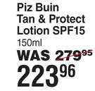 Piz Buin Tan & Protect Lotion SPF15-150ml