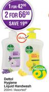 Dettol Hygiene Liquid Handwash Assorted-For 1 x 200ml