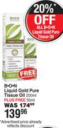 B-O-N Liquid Gold Pure Tissue Oil-200ml Plus Free 50nl