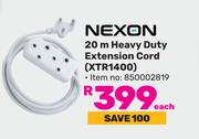 Nexon 20m Heavy Duty Extension Cord XTR1400