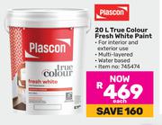 Plascon 20L True Colour Fresh White Paint