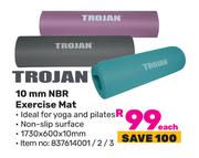 Trojan 10mm NBR Exercise Mat-Each
