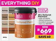 Simple Choice 20L Textured PVA Paint