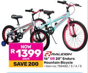 Raleigh 16" Or 20" Enduro Mountain Bicycle
