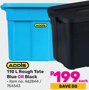 Addis 110L Rough Tote Blue Or Black-Each