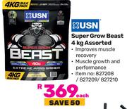 USN Super Grow Beast Assorted-4Kg Each