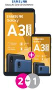 2 x Samsung Galaxy A3 Core 4G Smartphone-On Red Flexi 125 (24 Month) & Promo 65x24