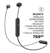 Sony Wireless Headphones WI C300