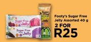 Footy's Sugar Free Jelly Assorted-For 2 x 40g