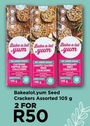 Bakealot.Yum Seed Crackers Assorted-For 2 x 105g