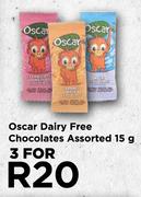 Oscar Dairy Free Chocolates Assorted-For 3 x 15g