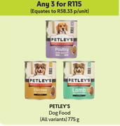 Petley's Dog Food (All Variants)-For Any 3 x 775g