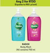Radox Body Wash (All Variants)-For Any 2 x 750ml