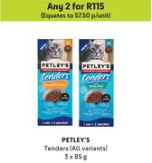 Petley's Tenders (All Variants)-For Any 2 x 3 x 85g