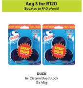 Duck In Cistern Dual Block-For Any 3 x 45g