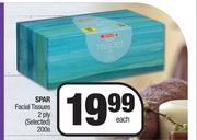 Spar Facial Tissues 2 Ply (Selected)-200s Each
