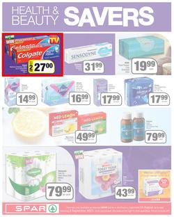SPAR COUNTRY EASTERN CAPE : Here For you (24 August - 5 September 2021) Valid In Amahlathi, Bedford, Buffalo Flats, Cala, Centane, Hankey, Komga, Nemato, Patensie, Peddie, Zastron, Indwe, Kwa-Fetting, page 10