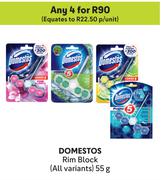 Domestos Rim Block (All Variants)-For Any 4 x 55g