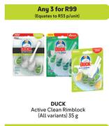 Duck Active Clean Rimblock (All Variants)-For Any 3 x 35g
