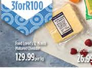 Food Lover's 12 Month Matured Cheddar-Per Kg
