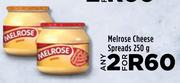 Melrose Cheese Spreads-For 2 x 250g