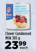 Clover Condensed Milk-385g Each