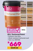 Simple Choice Textured Paint-20Ltr