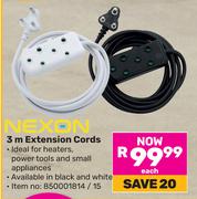 Nexon 3m Extension Cords-Each