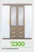 Rome 4 DR Wardrobe 1-274