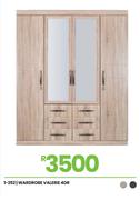 Valerie 4 DR Wardrobe 1-252