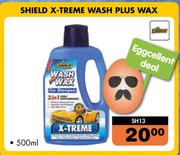 Shield X-Treme Wash Plus Wax-500ml