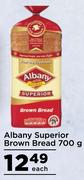 Albany Superior Brown Bread-700g Each