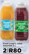 Food Lover's Juice Assorted-For 2 x 3Ltr
