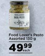 Food Lover's Pesto Assorted-130g Each