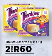Tinkies Assorted-For 2 x 6 x 45g