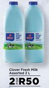 Clover Fresh Milk Assorted-For 2 x 2Ltr
