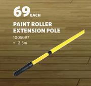 Paint Roller Extension Pole 2.5m-Each