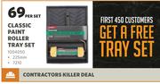 Classic Paint Roller Tray Set 225mm-Per Set