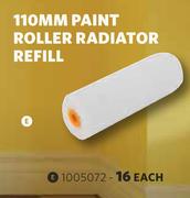 110MM Paint Roller Radiator Refill-Each