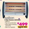 Salton 3-Bar Heater SHH25