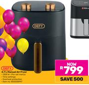 Defy 4.7Ltr Manual Air Fryer