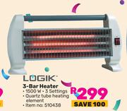 Logik 3-Bar Heater