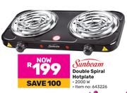 Sunbeam Double Spiral Hotplate 