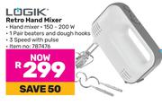 Logik Retro Hand Mixer